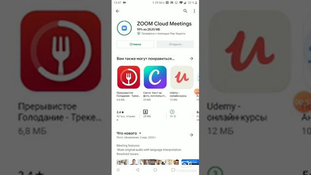 Как установить zoom на смартфон android смотреть онлайн