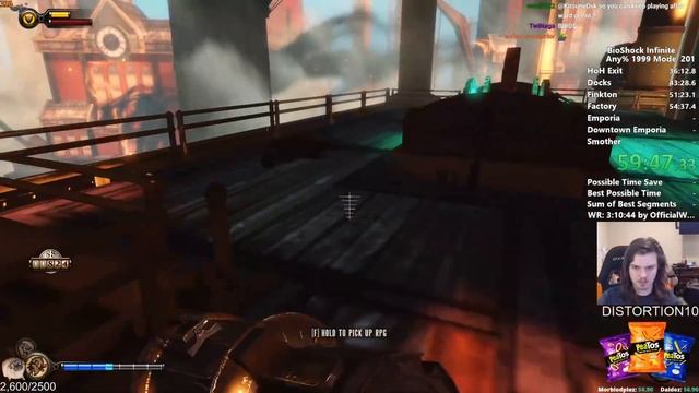 Bioshock Infinite 1999 Mode Speedrun In 1:56:06 [Former Record]