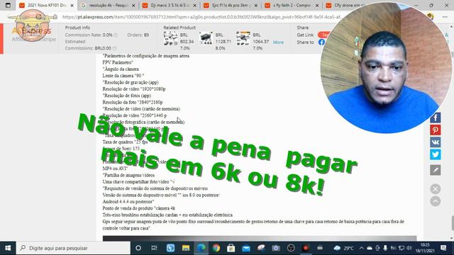 Drones baratos com câmera 4k 6k 8k! Sera verdade! смотреть онлайн