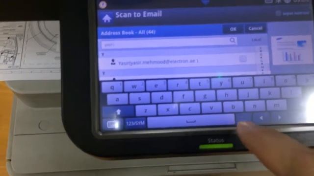 How to scan and send to email by Samsung MultiXpress 8128 смотреть онлайн