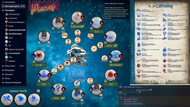 Missing Pieces Plays Blood on the Clocktower // A Nice Piece of Fish смотреть онлайн