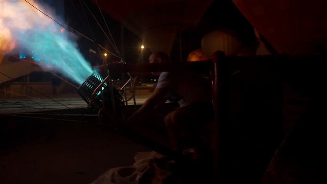 Ночное свечение аэростатов. Приволжская фиеста