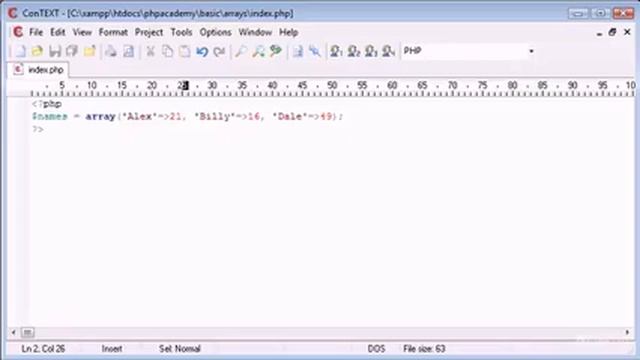 Learn PHP Programming From Scratch : Multi-dimensional Arrays смотреть онлайн