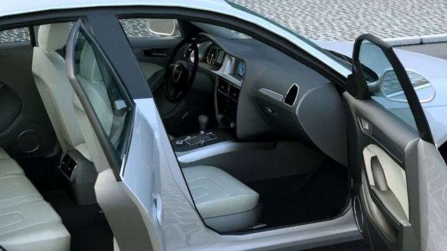 3D Model of Audi A4 (2008) Review смотреть онлайн