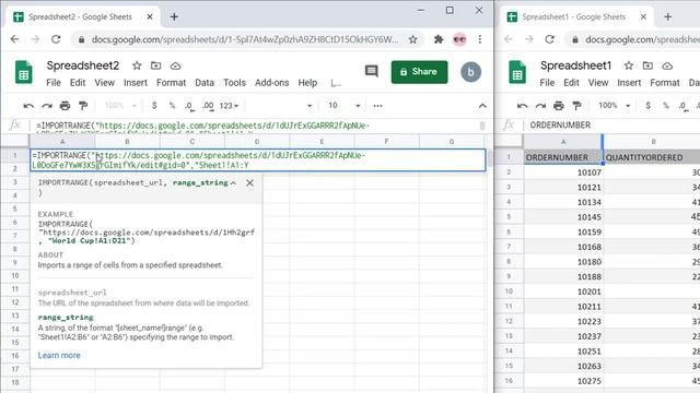 How to Import Data in Google Sheets - Import Data from other Spreadsheets смотреть онлайн