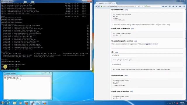 FOG Upgrade To Trunk - Git Method смотреть онлайн