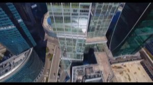 Москва-Сити с высоты птичьего полёта.
