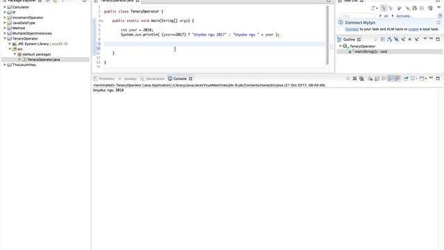 16 - Inzululwazi - Java in Xhosa - Ternary operator смотреть онлайн