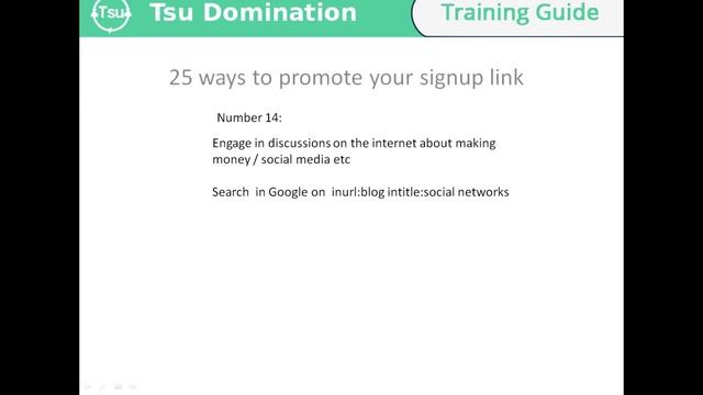 Tsu Social Media Marketing Domination - 30 ways to promote tsu signup link смотреть онлайн
