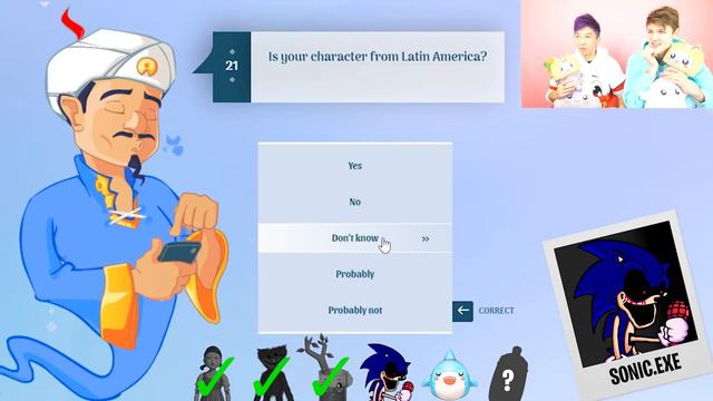 LankyBox Playing AKINATOR!? (IT READ OUR MINDS) смотреть онлайн
