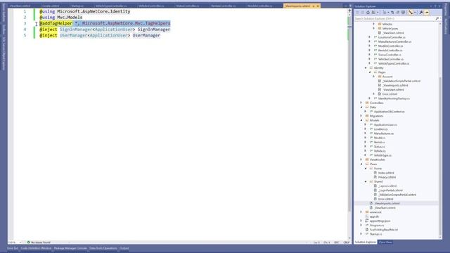 How To Fix Microsoft.AspNetCore.Mvc.TagHelpers Not Being Rendered