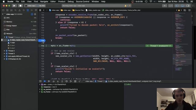Basic video playback in OpenGL using FFmpeg (Part 2) смотреть онлайн