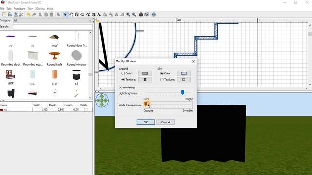 how to make stairs with a glass 3d model in sweet home 3d #- 02 смотреть онлайн