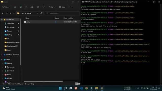 Learn Basic Of Git Bash/Terminal Command | Webhak5 смотреть онлайн