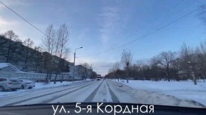 Октябрьский округ г. Омска на автомобиле