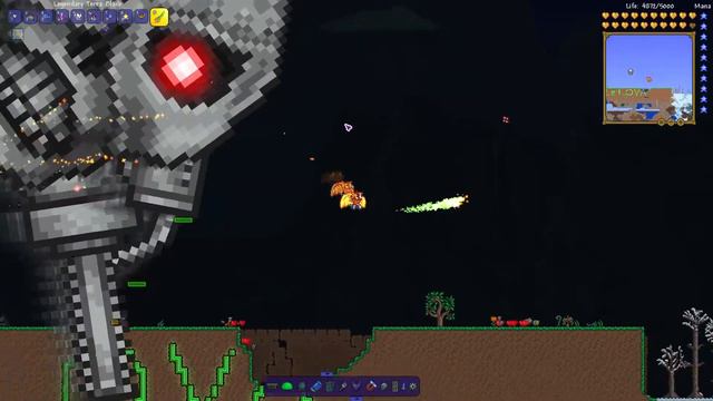 Terraria X10 Mod Terrablade Vs Vanilla Bosses смотреть онлайн