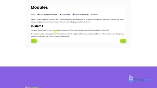 Joomla templates and styles video tutorial смотреть онлайн