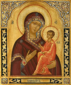 канон Пресвятой Богородице  перед иконой  ТИХВИНСКАЯ.