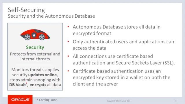 1. Autonomous Database Technical Overview смотреть онлайн
