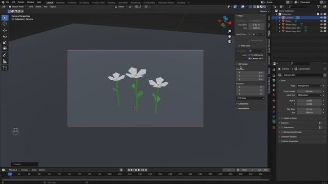 Blender | How to make low poly White Daisy смотреть онлайн