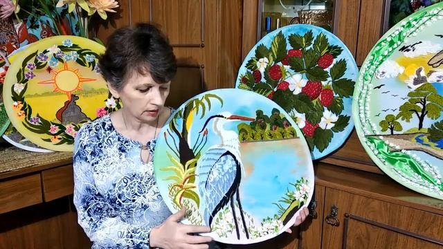 Вышивка гладью - ОДИНОКИЙ ЖУРАВЛЬ - рукоделие своими руками / embroidery смотреть онлайн