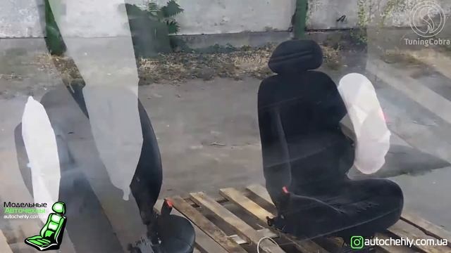Чехлы на сиденьях и подушка безопасности AIRBAG смотреть онлайн