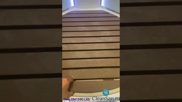 Краткий обзор душевой кабины Deto EM1590 LED смотреть онлайн