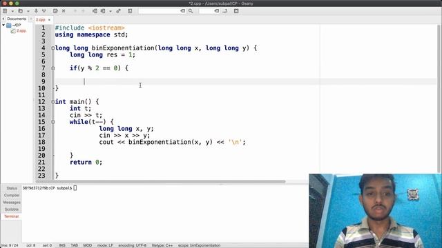 Binary Exponentiation || Fast Power || O(logn) || Very important for Competitive Programming смотреть онлайн