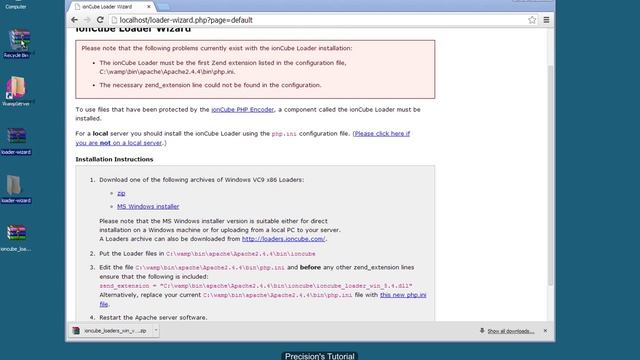 Installing ionCube loader on Your Windows VPS смотреть онлайн