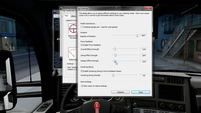Как настроить руль Logitech Driving Force GT смотреть онлайн