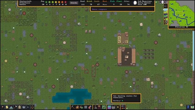 Dwarf Fortress - Быстрый гайд - Бесконечные склады (Квантовые склады)