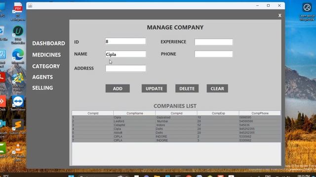 Pharmacy management system project, desktop application based on Java and Java NetBeans. смотреть онлайн