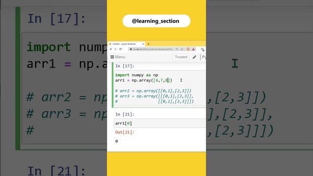 Indexing on 1-D array in Numpy | Python Numpy | Data science смотреть онлайн