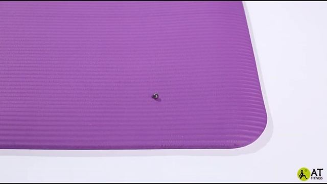 Коврик для фитнеса из NBR каучука 183х61 см розового цвета с ремешком для переноски - AT91008 смотреть онлайн