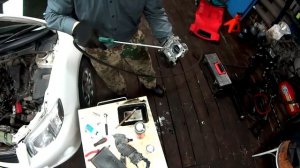 Чистим + обучаем  электронную заслонку Toyota Fielder