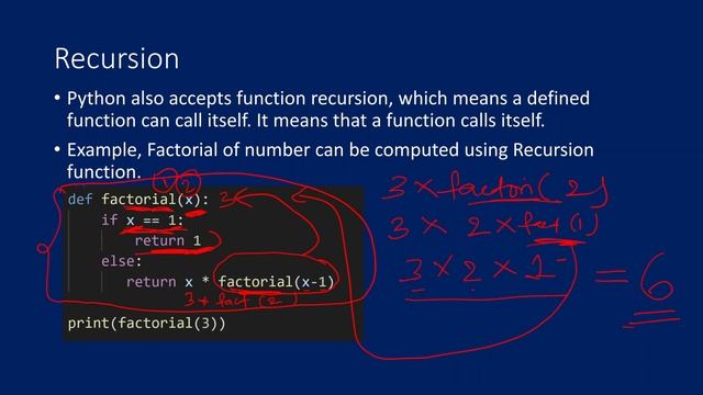 36. Recursion Functions in Python смотреть онлайн