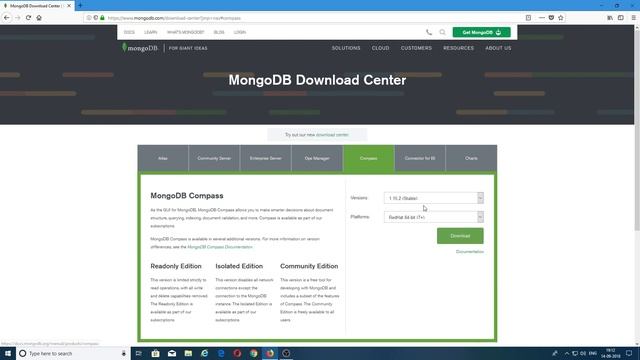 How to install MongoDB 4.02 on Windows 10(Hindi) смотреть онлайн