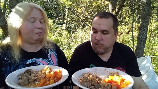 ПП Обжор - куриные желудочки, кускус и овощное рагу