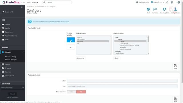 How to add categories in a drop down menu in PrestaShop 1.7 смотреть онлайн