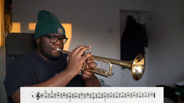 Arban's Cornet Method Exercise 1 Trumpet Practice смотреть онлайн