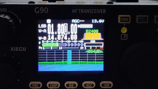 Xiegu G90 160m band noise смотреть онлайн