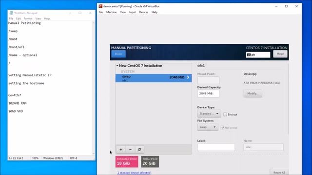 How to install centOS 7 with recommended partition size: Step by step guide смотреть онлайн