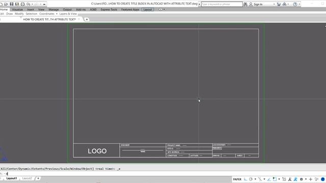 HOW TO ADD ATTRIBUTE IN TITLE BLOCK (FULL TUTORIAL IN AUTOCAD) смотреть онлайн