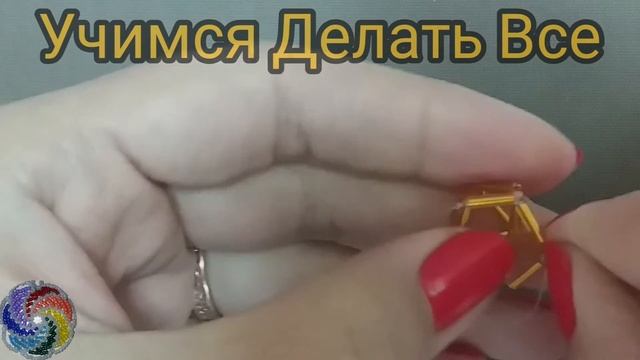 Серьги из бисера "Звезда 3D"/Earrings from beads "Star of 3D" смотреть онлайн