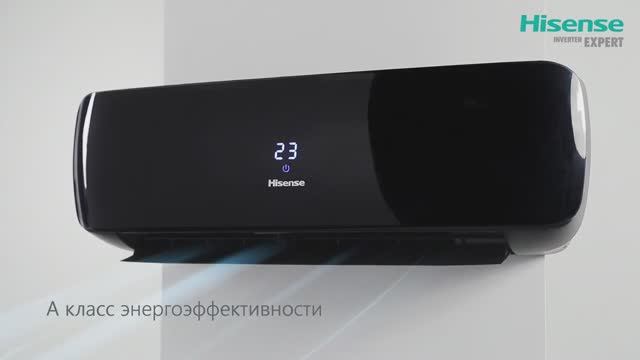 Инверторные кондиционеры BLACK CRYSTAL DC Inverter от HISENSE _ Cплит-системы Хайсенс Блек Кристал смотреть онлайн