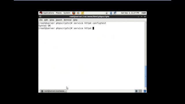 Pract 10 Part II : Run PHP scripts with Apache Server from other machine смотреть онлайн