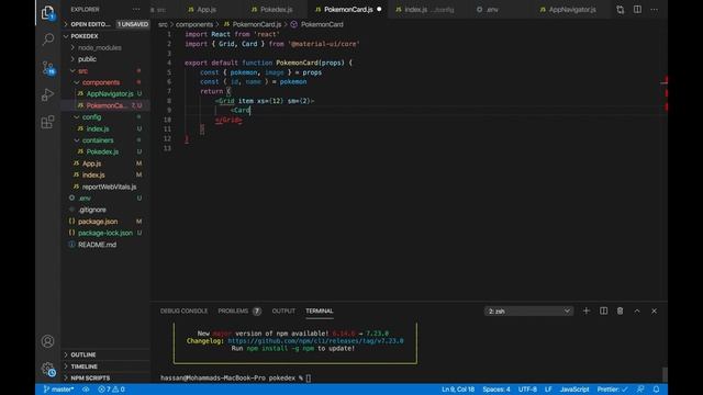 Creating a Pokedex With React JS And Material UI - Part 5 - Implementing The Pokemon Card Component смотреть онлайн