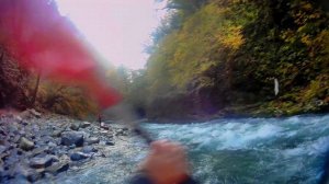 Прогулка и сплав на пакрафтах по Сочи от Ажека. Тропа на Ажек. Ореховский водопад.