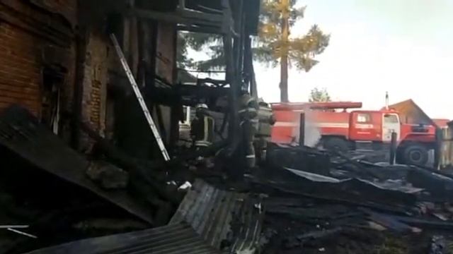 Пожар в Пермском крае в жилом доме смотреть онлайн