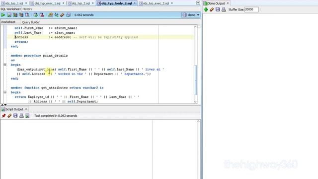 Oracle overriding and overloading Object Type default constructor смотреть онлайн
